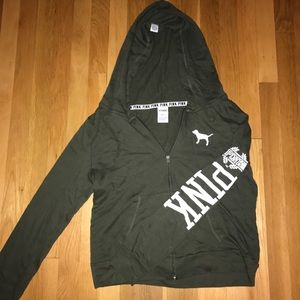 Green PINK hoodie